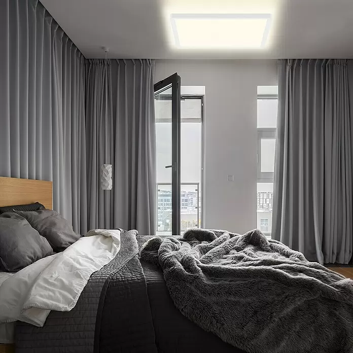 LED-Panel Backlight - 22 W, L x B x H: 42 x 42 x 2,9 cm, Weiß, Neutralweiß - Stimmungsaufnahme