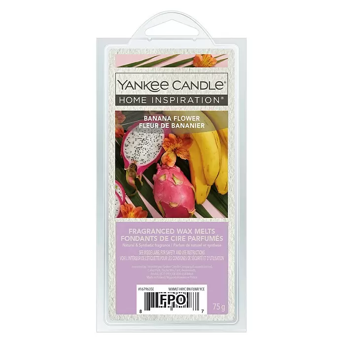 Yankee Candle Home Inspirations Duftwachs - Banana Flower, 75 g - Vorderansicht