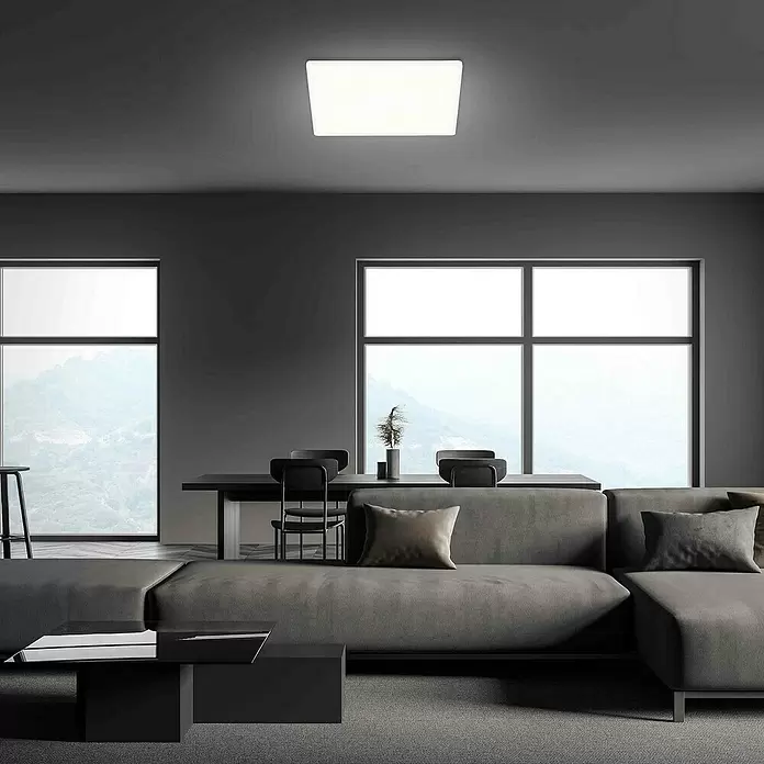 Panel LED Backlight - 22 W, L x An x Al: 42 x 42 x 2,9 cm, Blanco, Blanco neutro - Foto ambiente