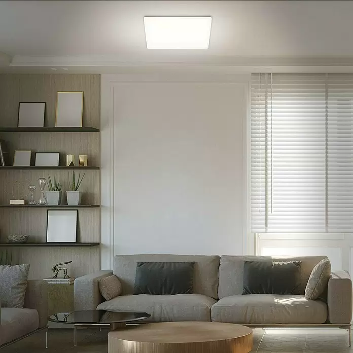 LED-Panel Backlight - 22 W, L x B x H: 42 x 42 x 2,9 cm, Weiß, Neutralweiß - Stimmungsaufnahme