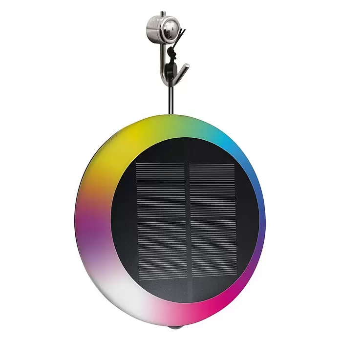 Muvit iO Lámpara solar inteligente Bluetooth RGB+CCT - 100 lm, Para exterior - Vista angular