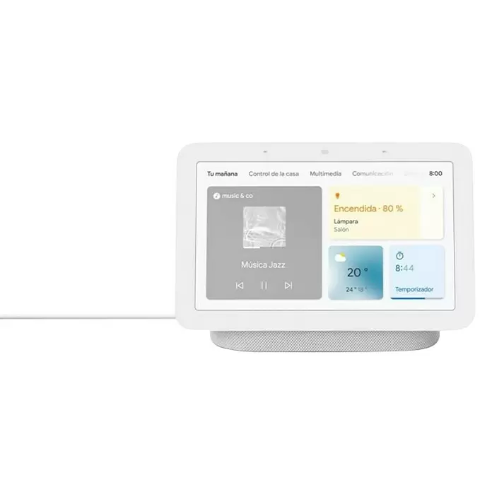 Google Nest Pantalla Hub 2ª generación - Gris, 6,9 x 17,7 x 12 cm - Vista frontal