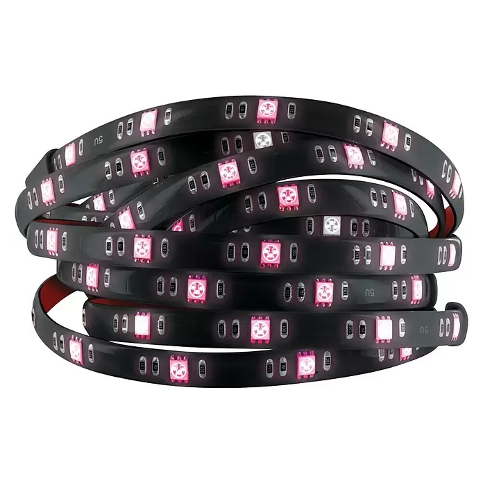 Muvit iO Tira LED inteligente USB WiFi TV - Largo: 3 m, RGB, Para interior - Vista frontal
