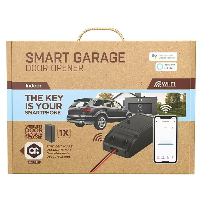 Muvit iO Control de apertura de puertas de parking WIFI - L x An x Al: 2,5 x 4 x 9 cm - Vista frontal