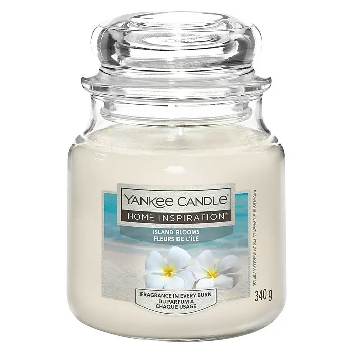 Yankee Candle Home Inspirations Duftkerze - Im Glas, Confetti Macarons, Medium - Vorderansicht