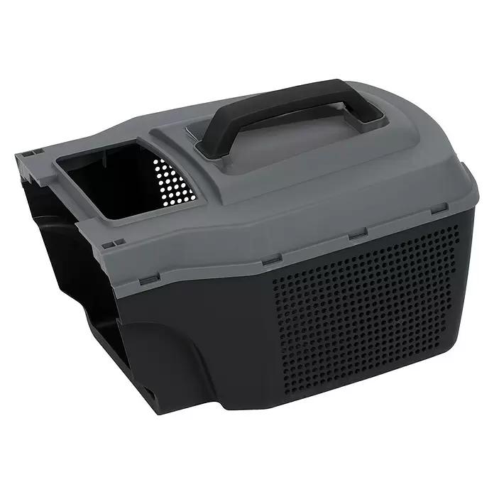 PowerPlus Cortacésped eléctrico POWEG6370 - 1.300 W, Ancho de corte: 32 cm - Vista angular