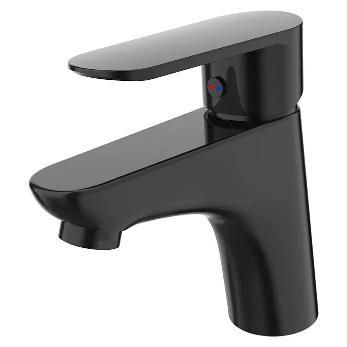 Cosmobath Grifo de lavabo Duncan - Negro - Vista angular