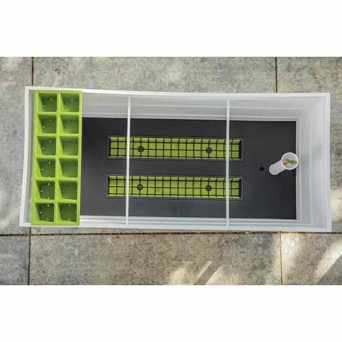 Keter Visoka gredica za sadnju Urban Bloomer XL - 113,7 x 47,1 x 85 cm, Plastika, Antracit - Živopisni prikaz