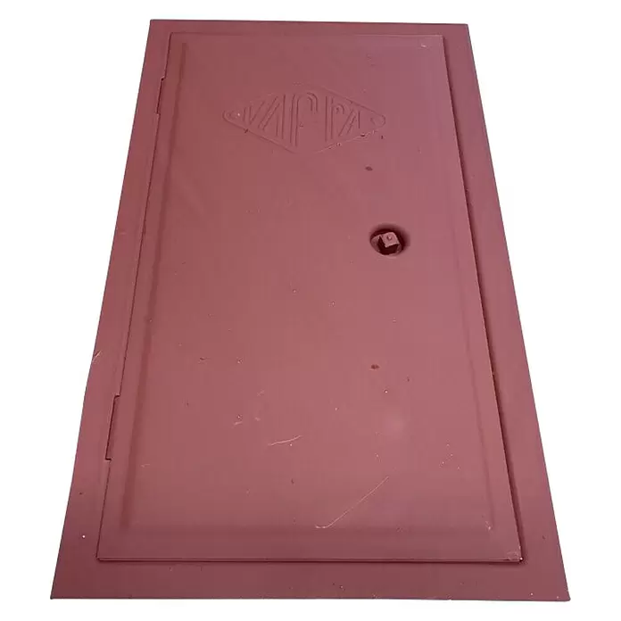 Vratašca za dimnjak - Čelik, Š x V: 145 x 270 mm - Pogled odozgo