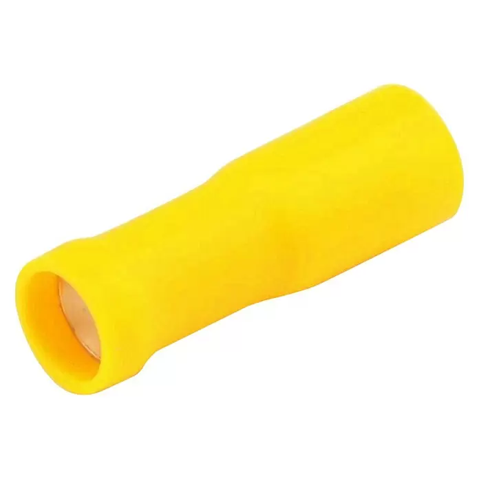 Carpoint Kabelverbinder Rondstekkerbus 849 - Geel, 10 st. - Diagonaal zicht