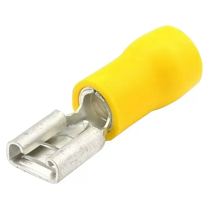 Carpoint Kabelverbinder Vlakstekerhuls 543 - Geel, 10 st. - Diagonaal zicht