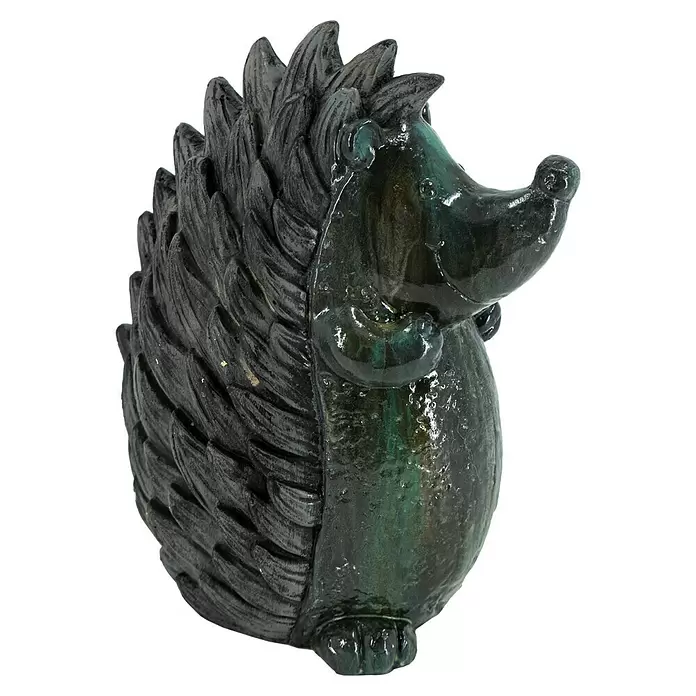 Dekofigur Igel - L x B x H: 32,5 x 18,5 x 38,5 cm, Magnesia - Rechte Seitenansicht