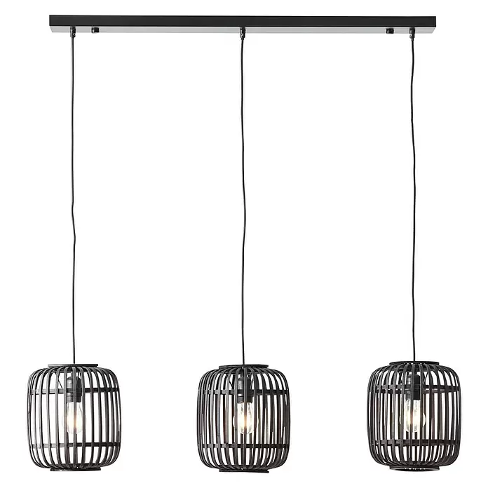 Brilliant Woodrow Hanglamp - l x b x h: 105 x 22 x 125 cm - Vooraanzicht