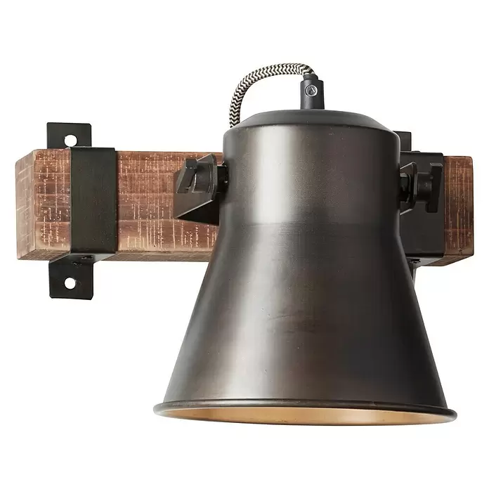 Brilliant Plow Wandspot - l x b x h: 24 x 17 x 25 cm - Diagonaal zicht