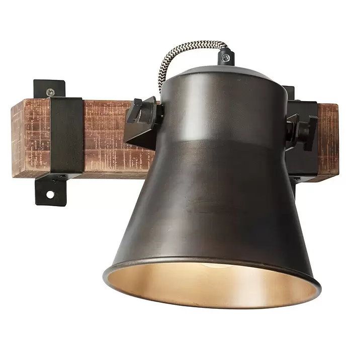 Brilliant Plow Wandspot - l x b x h: 24 x 17 x 25 cm - Vooraanzicht