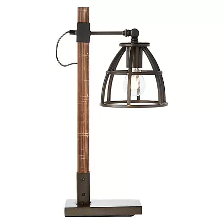 Brilliant Matrix Wood Tafellamp