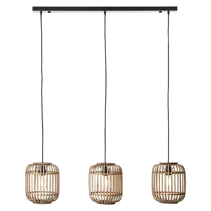 Brilliant Woodrow Hanglamp - l x b x h: 105 x 22 x 125 cm - Vooraanzicht