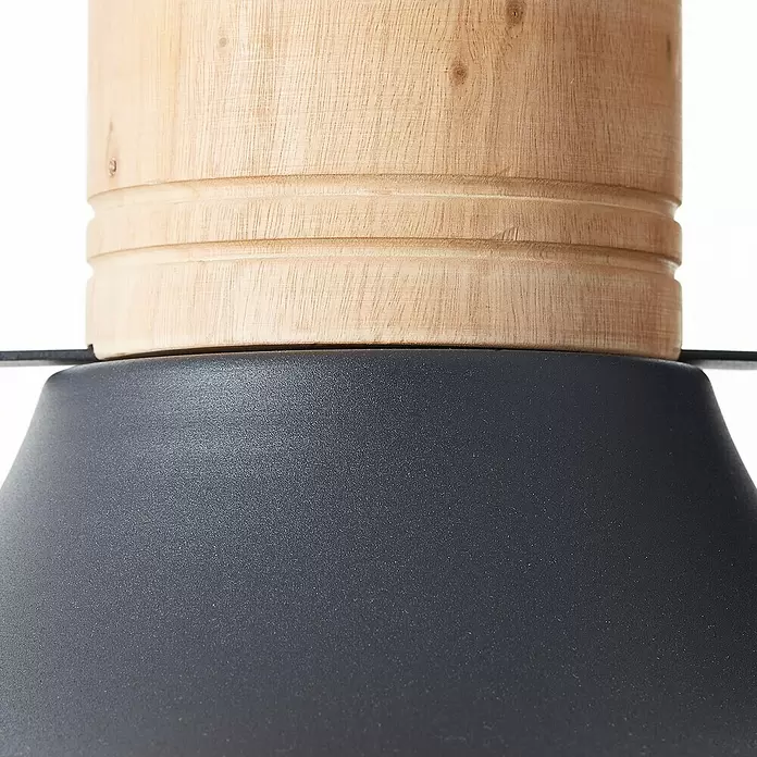 Brilliant Emma Hanglamp - Zwart, Ø x h: 47 x 143 cm - Close-up