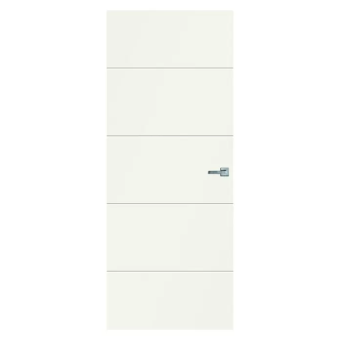 Solid Elements Binnendeur SE 4540 - 68 x 201,5 cm, Draairichting: Links- & rechts, Wit, Stomp, Honingraat - Vooraanzicht