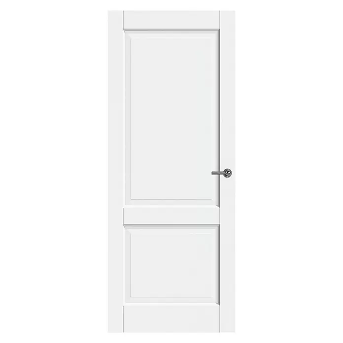 Solid Elements Binnendeur SE 2050 - 63 x 211,5 cm, Wit, Stomp, Massief - Vooraanzicht