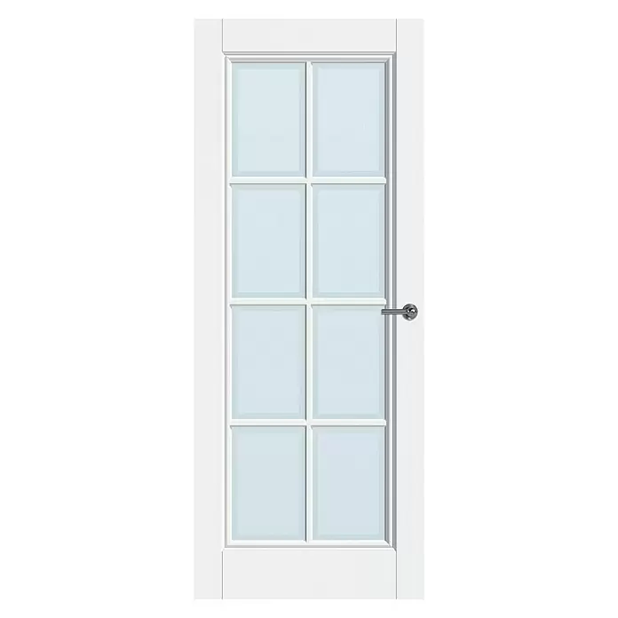 Solid Elements Binnendeur SE 3025 - 88 x 211,5 cm, Wit, Stomp, Massief - Vooraanzicht