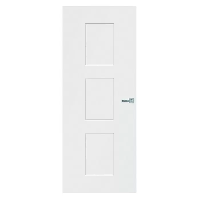 Solid Elements Binnendeur SE 4020 - 88 x 231,5 cm, Draairichting: Links- & rechts, Wit, Stomp, Tubespaan - Vooraanzicht
