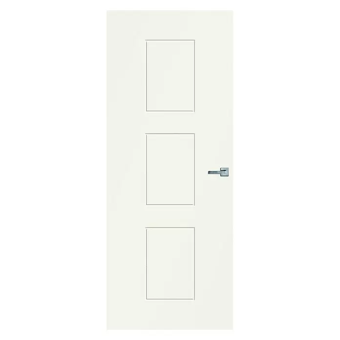 Solid Elements Binnendeur SE 4520 - 63 x 211,5 cm, Draairichting: Links- & rechts, Wit, Stomp, Honingraat - Vooraanzicht