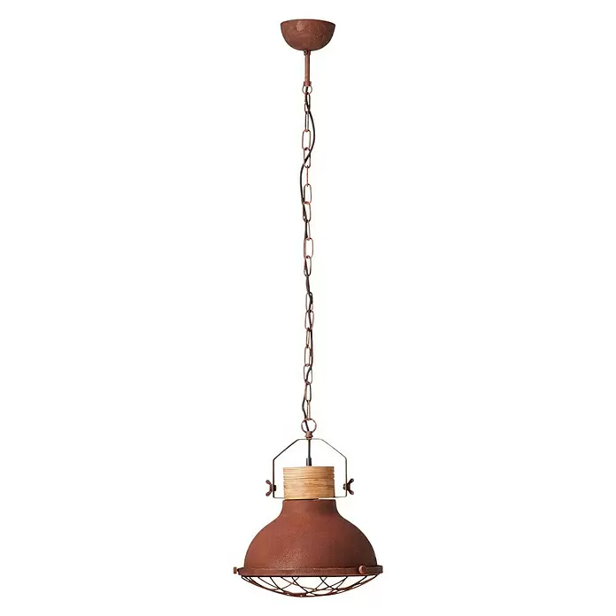 Brilliant Emma Hanglamp - Ø x h: 33 x 133 cm, Roest - Vooraanzicht