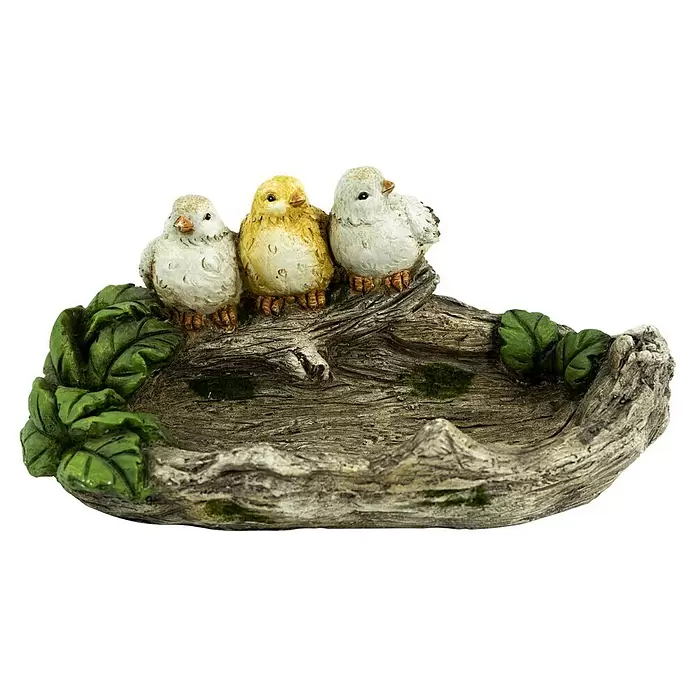 Vogeltränke - L x B x H: 23 x 41,5 x 19 cm, Magnesia - Vorderansicht
