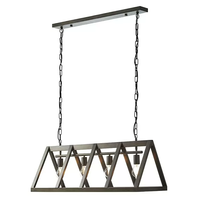 Brilliant Matrix Hanglamp - l x b x h: 95 x 36 x 127 cm - Diagonaal zicht