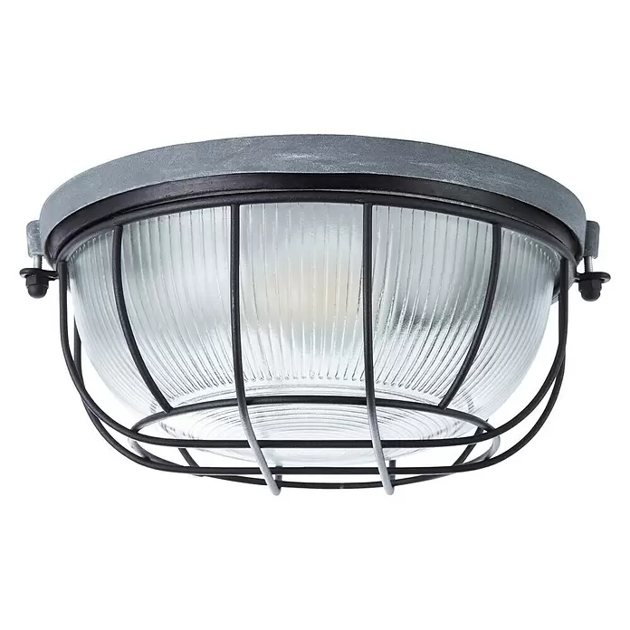 Brilliant Lauren Plafondlamp - Ø x h: 260 mm x 11 cm - Diagonaal zicht