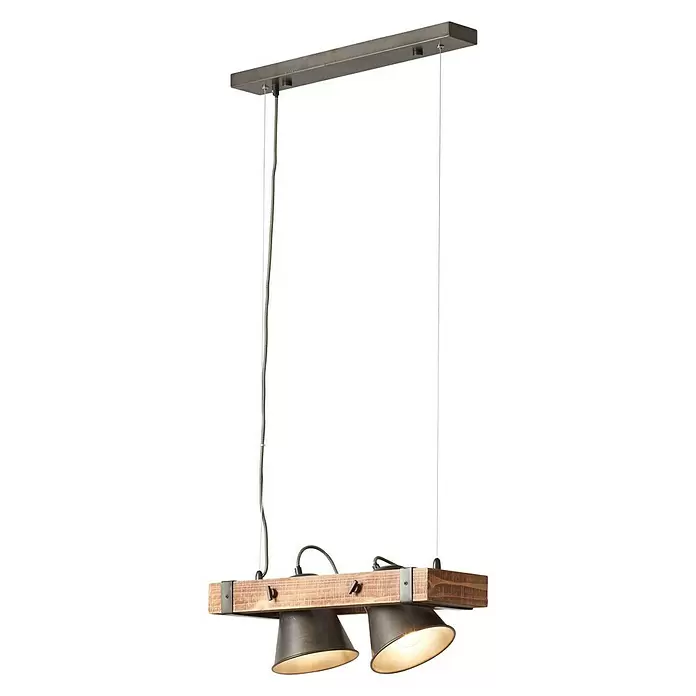 Brilliant Plow Hanglamp - l x b x h: 51 x 20 x 115 cm - Diagonaal zicht