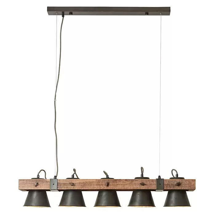 Brilliant Plow Hanglamp - l x b x h: 95 x 20 x 115 cm - Vooraanzicht
