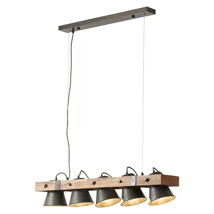 Brilliant Plow Hanglamp - l x b x h: 95 x 20 x 115 cm - Diagonaal zicht