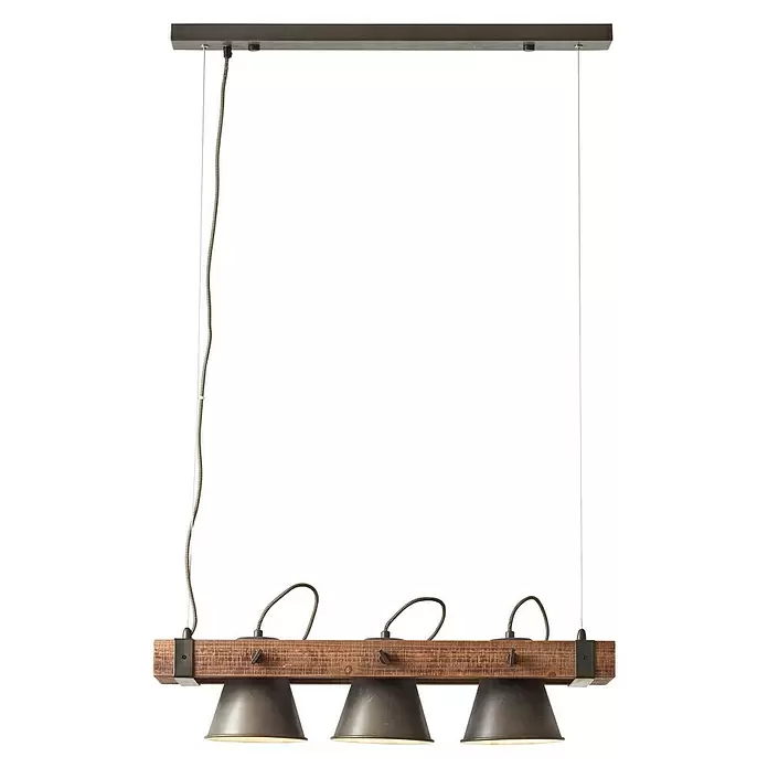 Brilliant Plow Hanglamp - l x b x h: 710 x 20 x 115 cm - Vooraanzicht