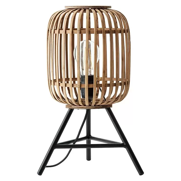 Brilliant Woodrow Tafellamp - 60 W, E27 - Vooraanzicht
