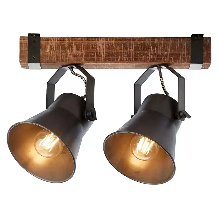 Brilliant Plow Plafondspot - l x b x h: 40 x 17 x 24 cm - Diagonaal zicht