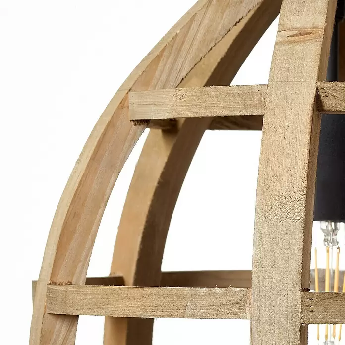 Brilliant Matrix Wood Hanglamp -  - Close-up