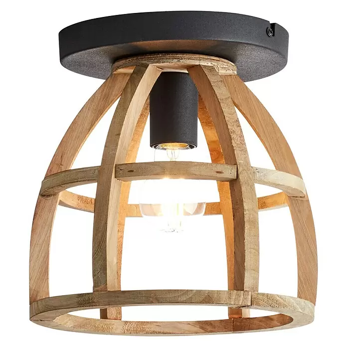 Brilliant Matrix Wood Plafondlamp -  - Vooraanzicht