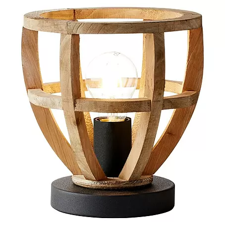 Brilliant Matrix Wood Tafellamp