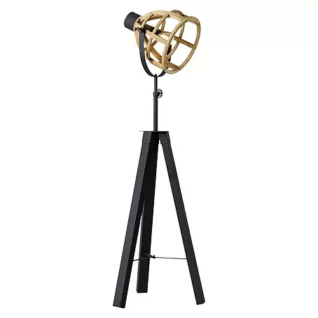 Brilliant Matrix Wood Staande lamp