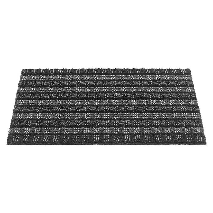 Hamat Buitenmat Quadro Scrape - Grafiet, 80 x 50 cm - Diagonaal zicht