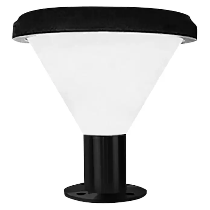 Arte confort Sobremuro solar Tempel - 4 W, 500 lm, Ø x Al: 26 x 50 cm, IP44 - Vista frontal