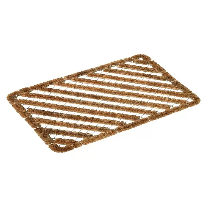Astra Coco Kokosdrahtmatte Brush - Standard, Braun, 40 x 60 cm - Diagonale Ansicht
