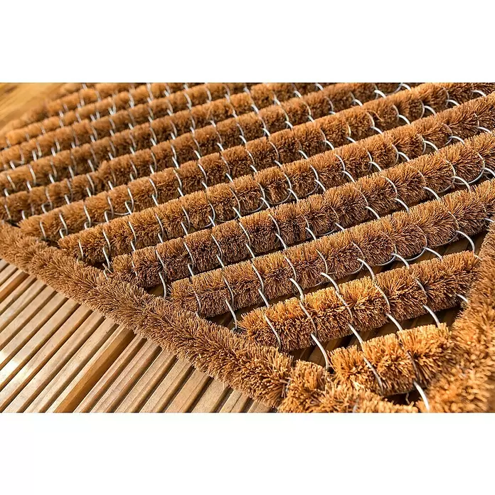 Astra Coco Kokosdrahtmatte Brush - Standard, Braun, 40 x 60 cm - Detailaufnahme