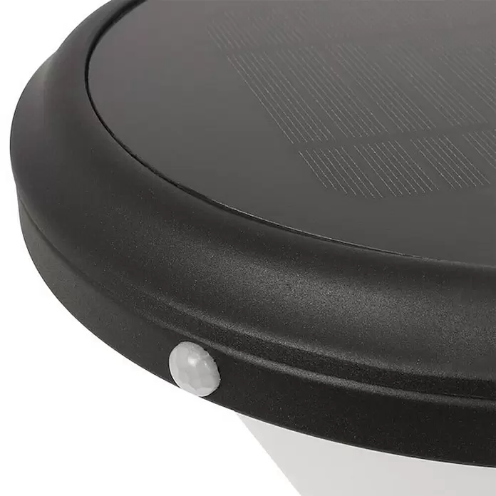 Arte confort Baliza solar Tempel - 4 W, 500 lm, Ø x Al: 26 x 98 cm, IP44 - Primer plano