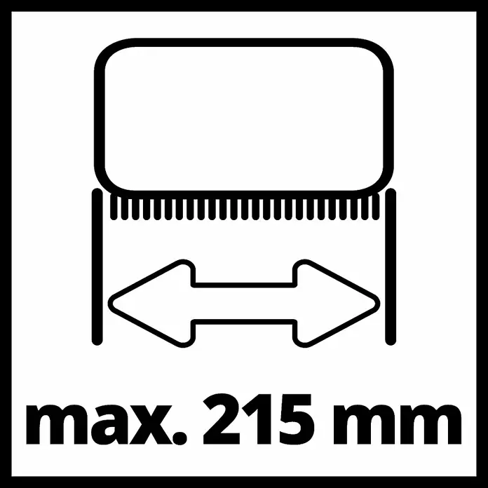 Einhell Power X-Change Bodenreinigungsbürste Picobella - 18 V, Li-Ionen, Ohne Akku - Skizze