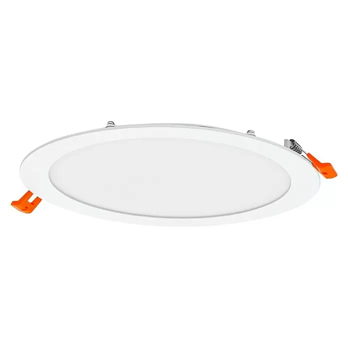 Ledvance SUN@Home LED-Einbauspot Downlight Slim - 22 W, Kaltweiß, Durchmesser: 22,5 cm, Weiß - Diagonale Ansicht