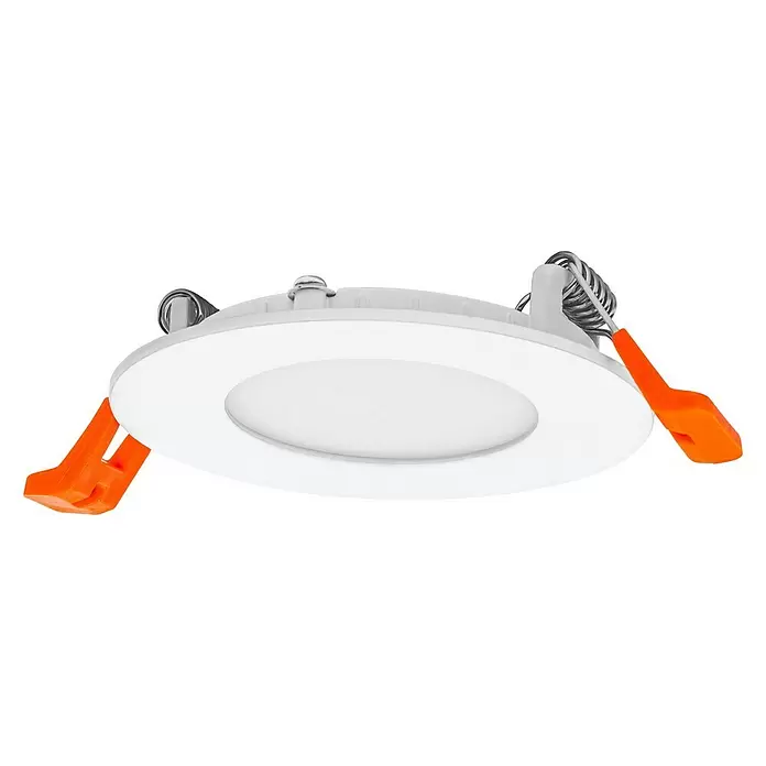 Ledvance SUN@Home LED-Einbauspot Downlight Slim - Kaltweiß, Durchmesser: 8,5 cm, Weiß - Diagonale Ansicht