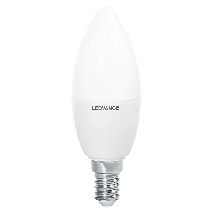 Ledvance SUN@Home LED-Leuchtmittel Smart+ WIFI - E14, 4,9 W, B25, 425 lm - Vorderansicht